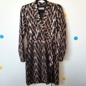 Vero Moda XS Gold And Black Dress